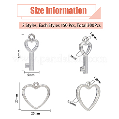 300 шт. 2 стильных пластиковых подвески ccb CCB-DC0001-03