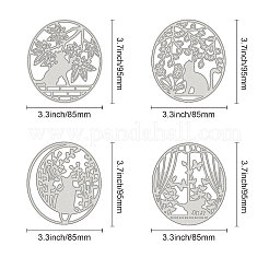 Углеродистая сталь разрезает трафареты DIY-DM0001-48