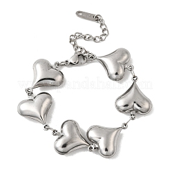 Браслеты из нержавеющей стали 304 для женщин BJEW-Q041-01D-P