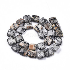 Натуральный камень-карта / камень пикассо / нити из бисера пикассо G-N326-140H