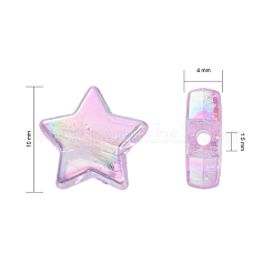 Umweltfreundliche transparente Acrylperlen&nbsp;TACR-YW0001-01D