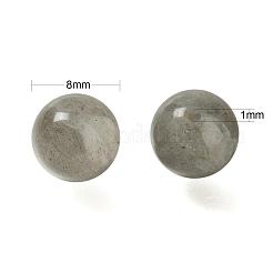 Круглые бусины из натурального лабрадорита 100мм класса аа&nbsp;DIY-LS0002-58