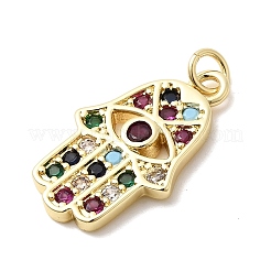 Латунные микро проложить кубического циркония подвески&nbsp;KK-H529-34G