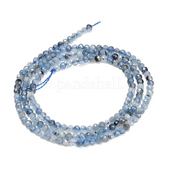 Natürliche teufelsblaue Aquamarin-Perlenstränge&nbsp;GG-CBA77FB-B06-2mm