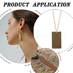 96 pz 8 stili di etichette metalliche&nbsp;KK-ME0001-42