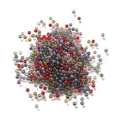 Стеклянные бусины с имитацией нефрита GLAA-P073-01B