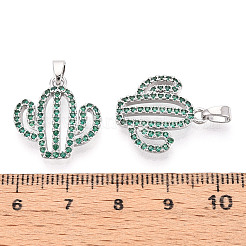 Латунные микро проложить кубического циркония подвески&nbsp;KK-N257-71P