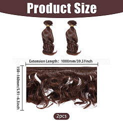 Pp Puppenperücke langes lockiges Haar&nbsp;DIY-WH0591-249C-20