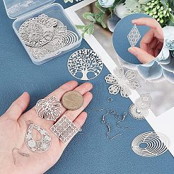 Наборы для изготовления сережек с подвесками своими руками DIY-UN0002-60