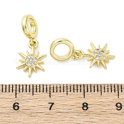 Латунь микропейв кубический цирконий европейские подвески с подвесками KK-D325-13G