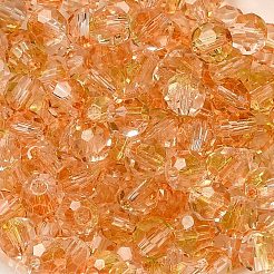 Прозрачные цвета стеклянные круглые бусины&nbsp;SEED-F006-04A-02