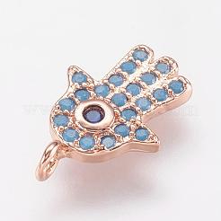 Латунные микро проложить кубического циркония подвески&nbsp;ZIRC-G104-16