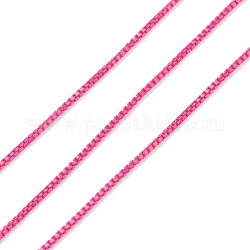 Латунные цепи, окрашенные распылением, с катушкой, несварные, красно-фиолетовые, 1.5 мм, 32.8 фут (10 м) / рулон