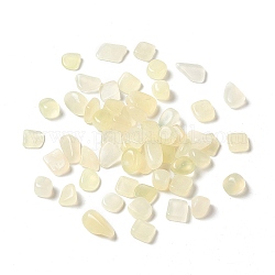 Nouvelles perles de jade naturelles, pierre roulée, pas de trous / non percés, pépites, 11.5~25x6~10x4~8mm, environ 560 pcs/500 g