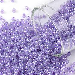TOHO Round Seed Beads, Japanese Seed Beads, (916) Lavender Ceylon Pearl, 11/0, 2.2mm, Hole: 0.8mm, about 50000pcs/pound