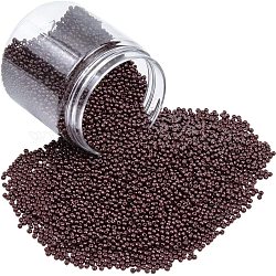 PandaHall Elite 6000 pcs 11/0 Glass Seed Beads 2mm with CoconutBrown Opaque Colours