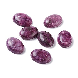 Cabochon in pietra di lepidolite naturale/mica viola, ovale, 25x18x7.5mm