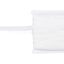 平らな弾性ゴムコード/バンド  ウェビング衣類縫製アクセサリー  ホワイト  13mm