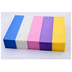 Nail-Art-Maniküre-Puffer-Dateien, Nagellack-Streifen, Polierstock, zufällige einzelne Farbe oder zufällige Mischfarbe, 9.5 cm