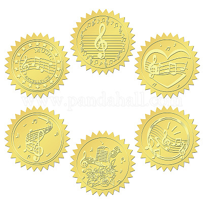 6 шаблон тисненых наклеек из алюминиевой фольги и бумаги DIY-WH0451-012-1