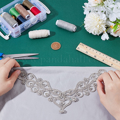 Исправление цветочных аппликаций из стразов DIY-WH0671-064A-1