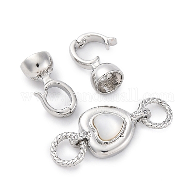 Латунная и черная губная раковина и застежки из эпоксидной смолы KK-P291-22P-1