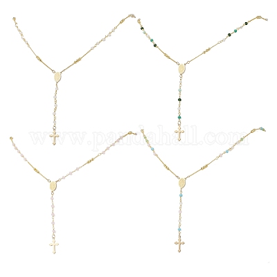 Четки из граненого стекла и латуни NJEW-JN05672-1