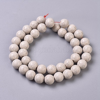 Натуральные хокутолитовые бисерные пряди G-L536-01-10mm-1