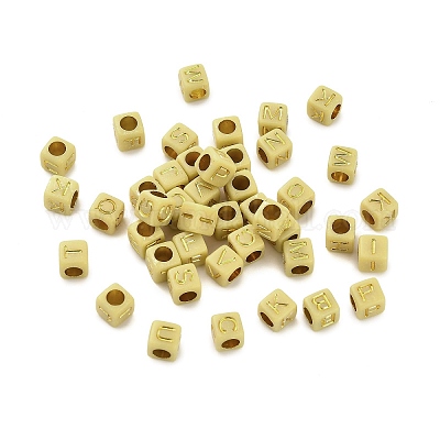 Непрозрачные акриловые бусины OACR-H046-01C-1