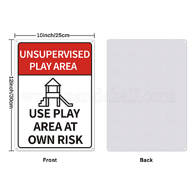 Уф-защищенный и водонепроницаемый алюминиевый предупреждающие знаки AJEW-WH0111-H18-1