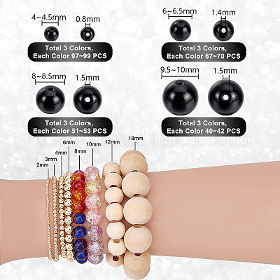 12 нити 12 стиля стеклянные бусины нити наборы GLAA-PH0003-98-1