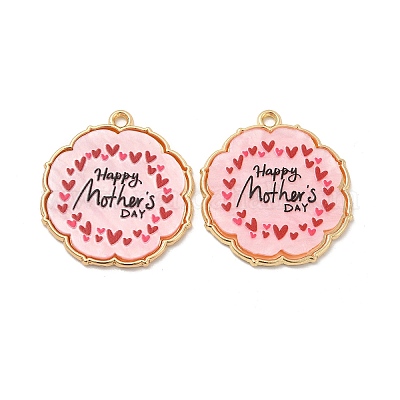 Подвески из акрила PALLOY-M204-01G-D-1