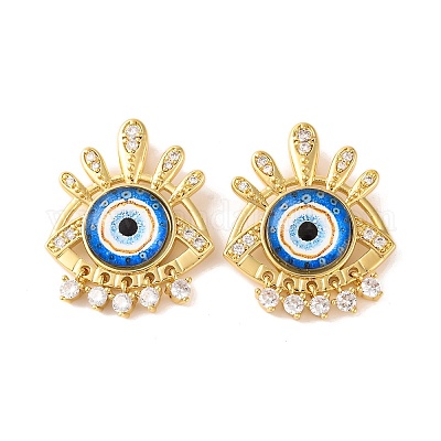 Стойки обшивки латунь микро проложить Циркон подвеску KK-H486-22G-01-1