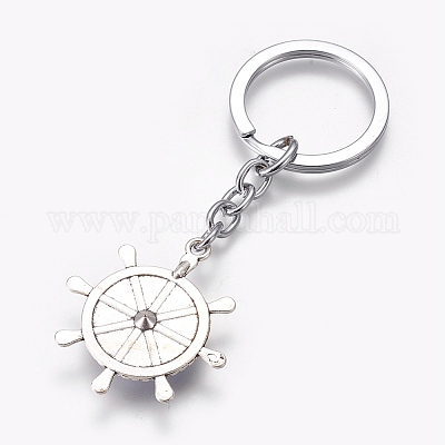 Сплав брелок&nbsp;KEYC-WH0015-05-1