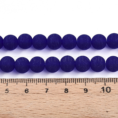 Прозрачные стеклянные бусины X-GLAA-T032-T8mm-MD15-1