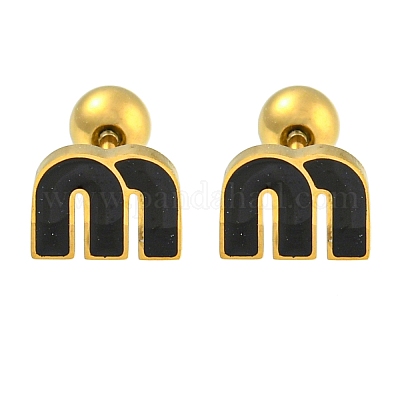 Ионное покрытие (ip) 304 нержавеющая сталь беруши калибры EJEW-H012-04G-01-1