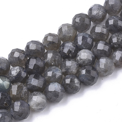 Chapelets de perles en labradorite naturelle &nbsp;G-S345-10mm-005-1