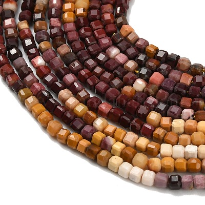 Природные mookaite бисер нитей G-L634-D03-2.5x2.5mm-1