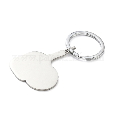 Брелки с веслами из нержавеющей стали 201 с печатью KEYC-H021-01P-1