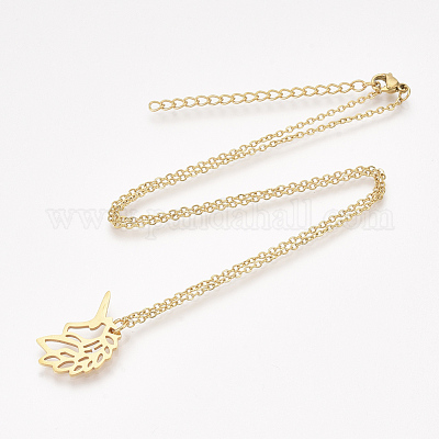 201 подвеска из нержавеющей стали NJEW-T009-JN129-45-2-1