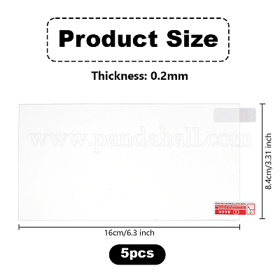 Прямоугольная пластиковая защитная пленка для экрана 3D-принтера для ЖК-моно FIND-WH0152-795B-1