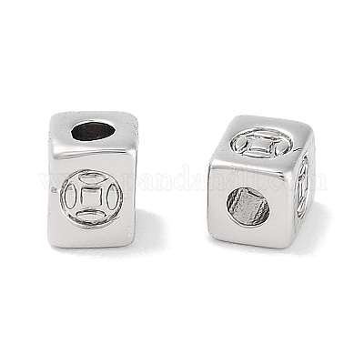 Латунные бусины KK-C051-29P-1