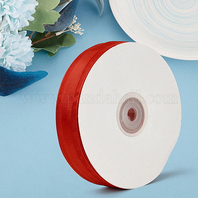 1 рулон однотонных лент из органзы ORIB-CY0001-02E-1