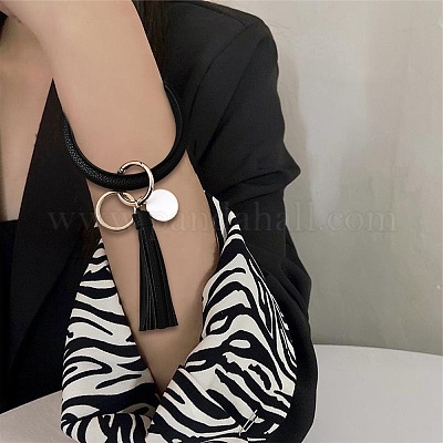 1 шт. брелки из искусственной кожи KEYC-CL0001-08B-1