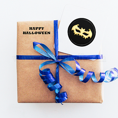 Хэллоуин латунная сургучная печать с ручкой AJEW-WH0184-0614-1