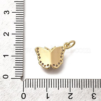 Латунные микро проложить кубического циркония подвески KK-Q043-03G-01-1