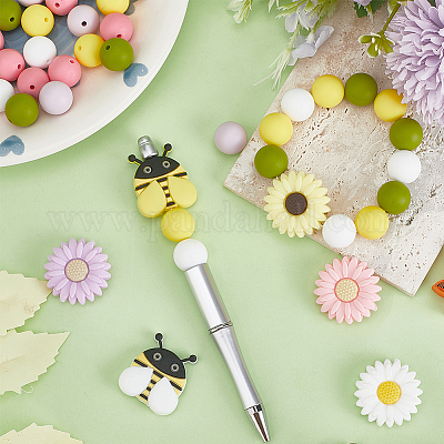 56 шт. 11 стильных экологически чистых силиконовых бусины для пищевых продуктов SIL-SC0001-56-1