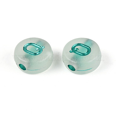 Светящиеся матовые акриловые бусины FACR-T008-02Q-1