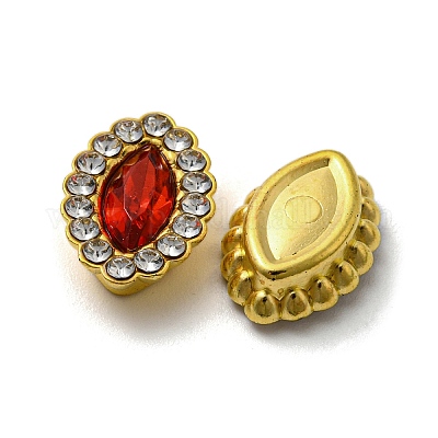 Акриловые кабошоны со стразами FIND-C054-03G-1