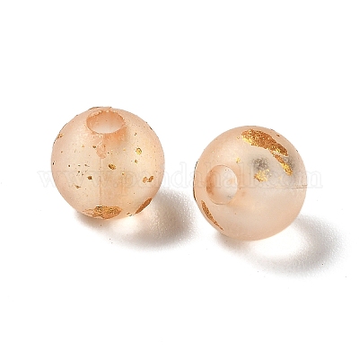 Матовые прозрачные акриловые бусины OACR-F013-12E-1